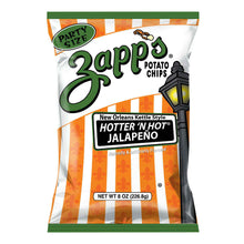 Load image into Gallery viewer, Zapp&#39;s Kettle Cooked -- Hotter N Hot Jalapeno (8oz/1Bag)
