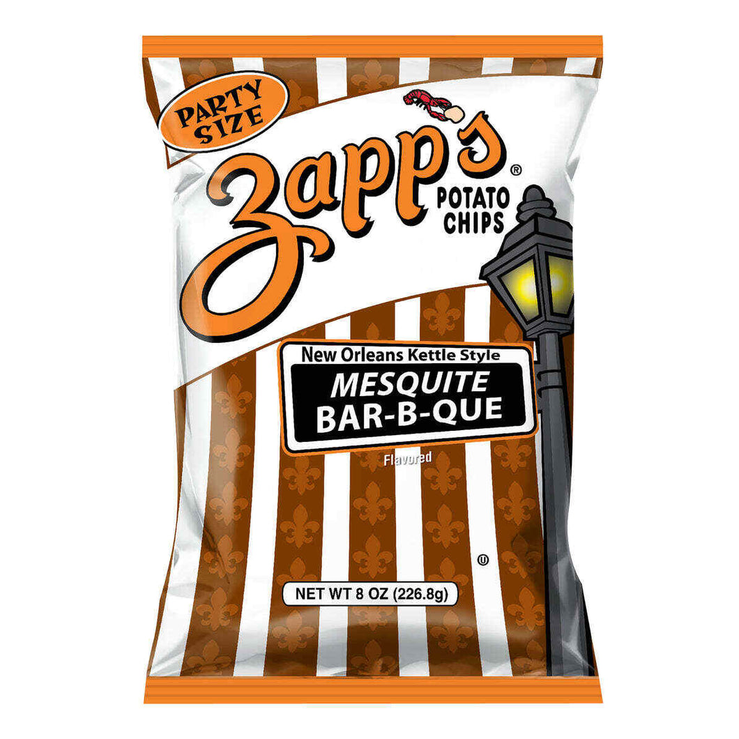 Zapp's New Orleans Kettle Chips - Mesquite Bar-B-Que (8oz/1 Bag)