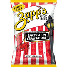 Load image into Gallery viewer, Zapp&#39;s Kettle Cooked --Spicy Cajun Crawtater &quot;PARTY SIZE&quot; 3-Pack (8oz/3 Bags)
