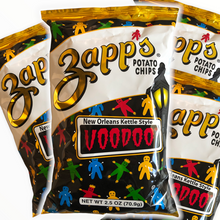 Load image into Gallery viewer, Zapp&#39;s New Orleans Kettle Chips -- Voodoo (2.5oz/4 Bags)
