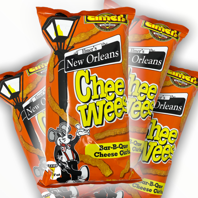 Elmer's New Orleans Chee Wees Bar-B-Que (5oz / 4 Bags)