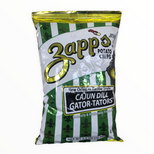 Load image into Gallery viewer, Zapp&#39;s New Orleans Kettle Chips -- Cajun Dill Gator-Tators (2.5oz/4 Bags)
