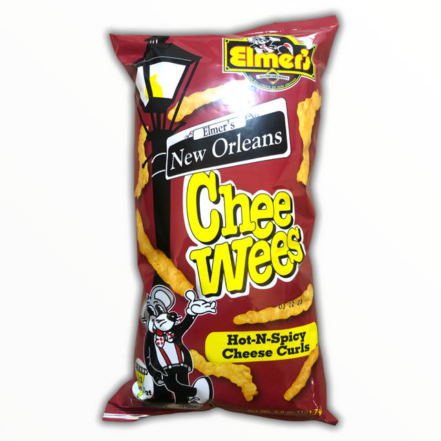 Elmer's New Orleans Chee Wees -- Hot and Spicy (5oz / 1 Bag)