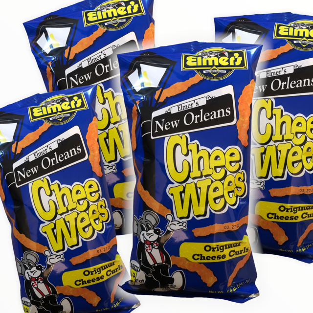 Elmer's New Orleans Chee Wees -- Original (5oz / 4 Bags)