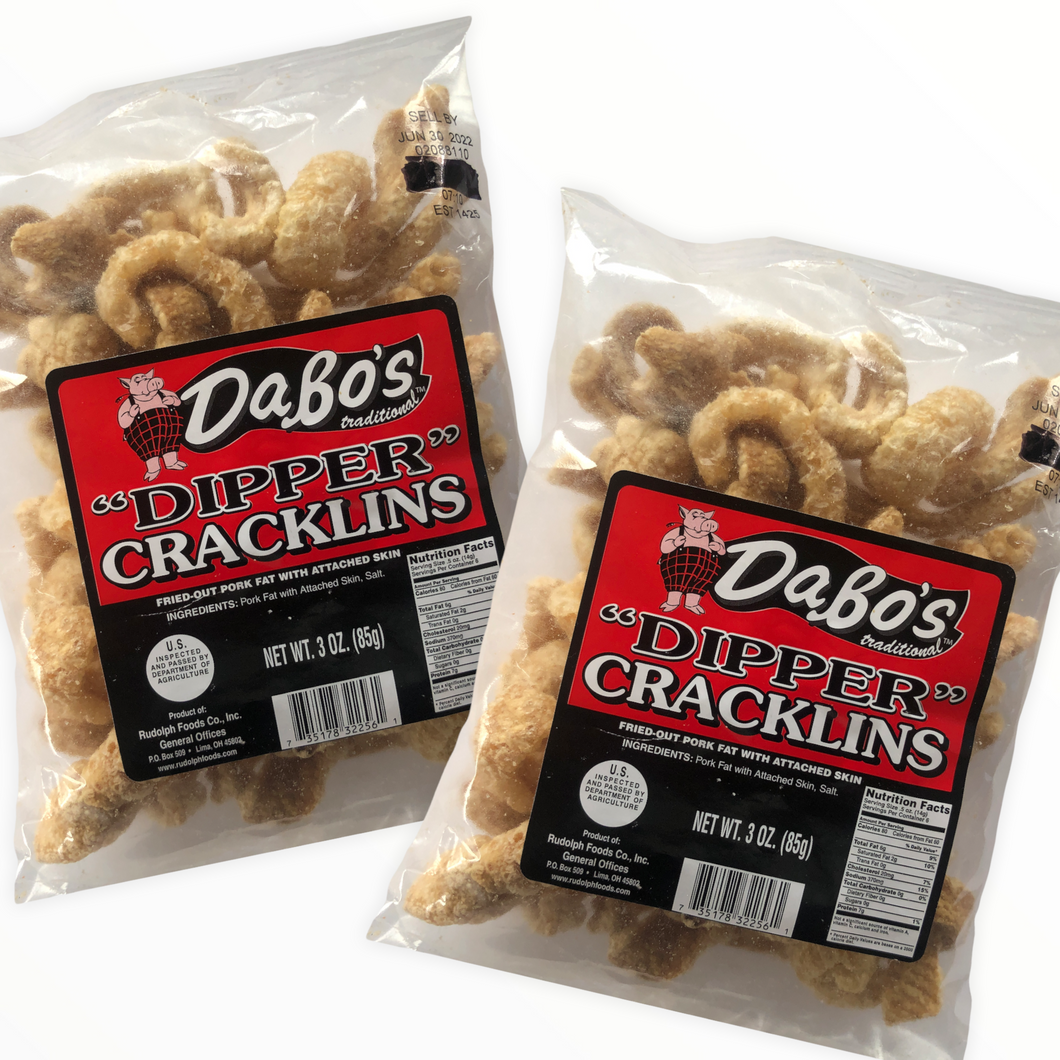 Dabo's -- Dipper Cracklins (3oz  2-Bags)