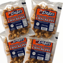 Load image into Gallery viewer, Dabo&#39;s -- Seasoned Dipper Cracklins  (3.0oz  4-Bags)
