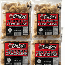 Load image into Gallery viewer, Dabo&#39;s -- Dipper Cracklins (3oz/4 Bags)
