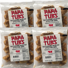 Load image into Gallery viewer, Papa Tub&#39;s Old Fashioned Wash Pot Pork Skins (3oz/4-Bags)
