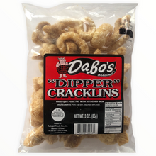 Load image into Gallery viewer, Dabo&#39;s -- Dipper Cracklins (3oz  8-Bags)
